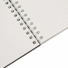 Hender Scheme Removable Ring Notebook - A6 in Black 