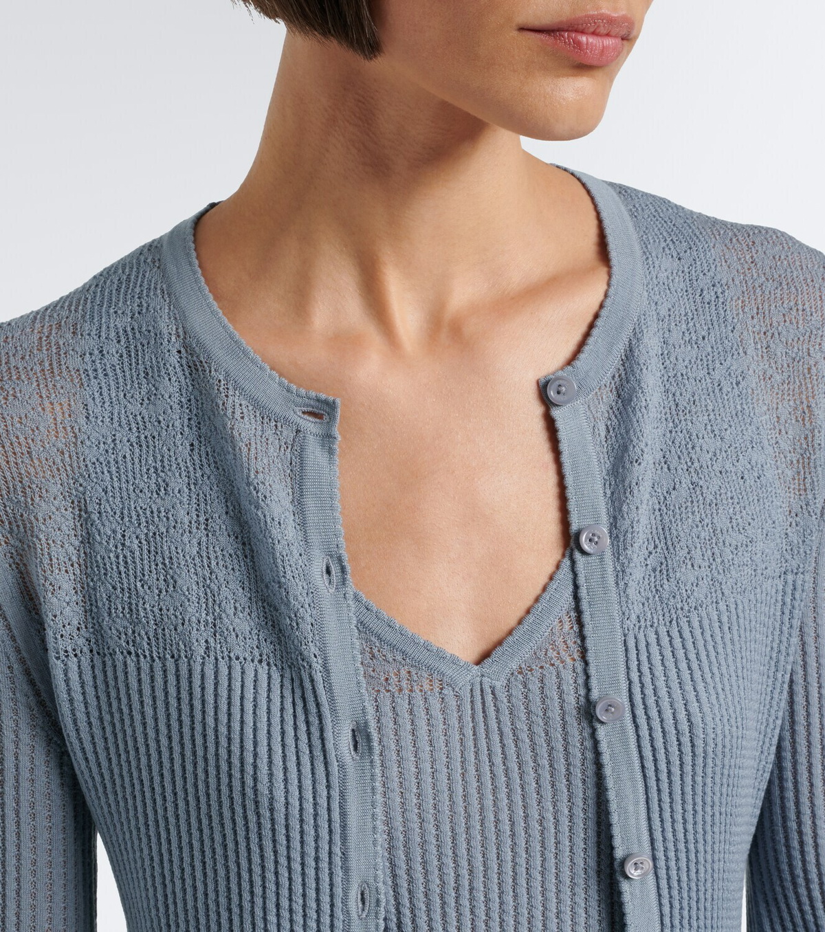 Chloé Knitted wool top and cardigan set