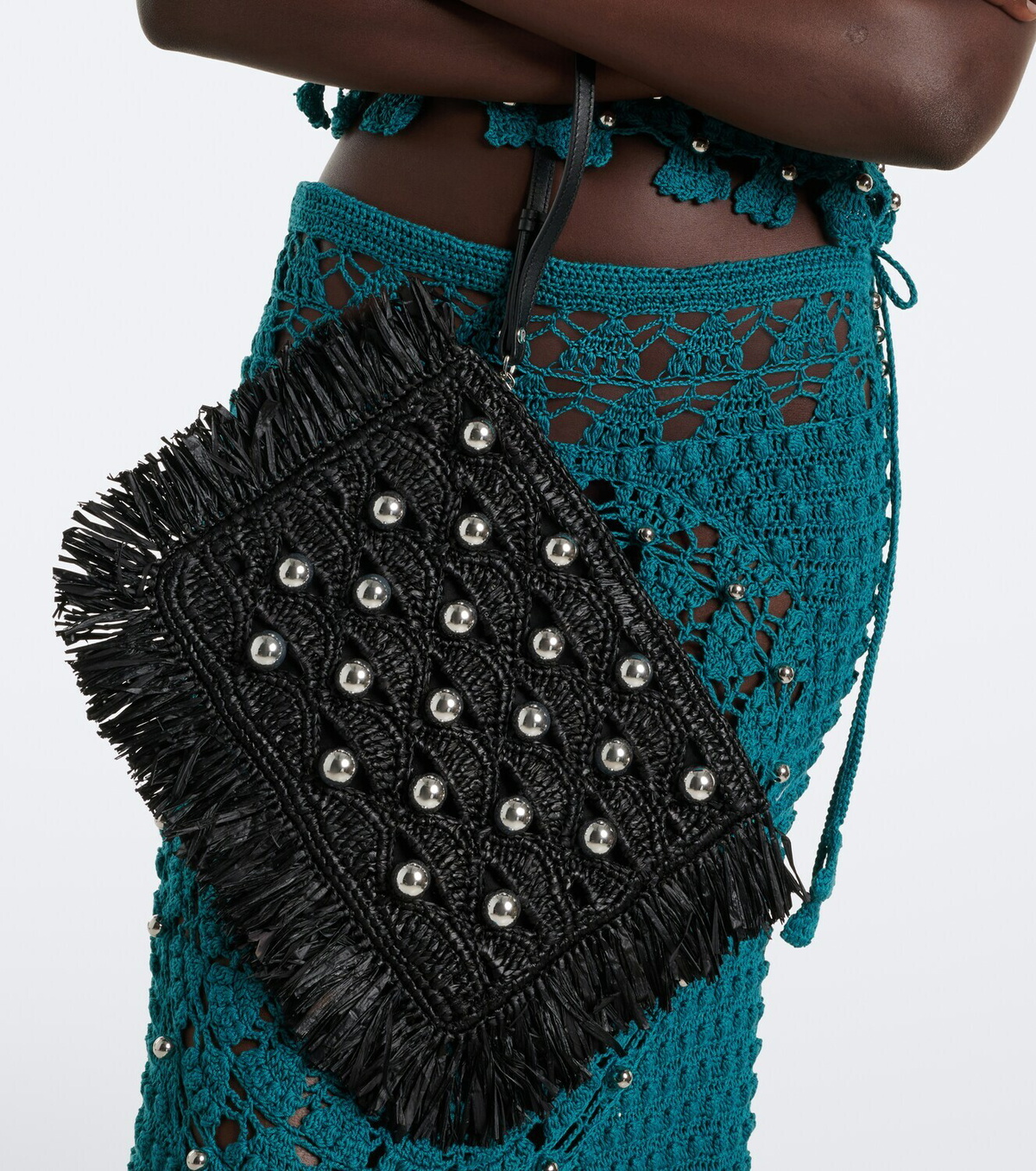 Rabanne Sac A Main Small studded clutch