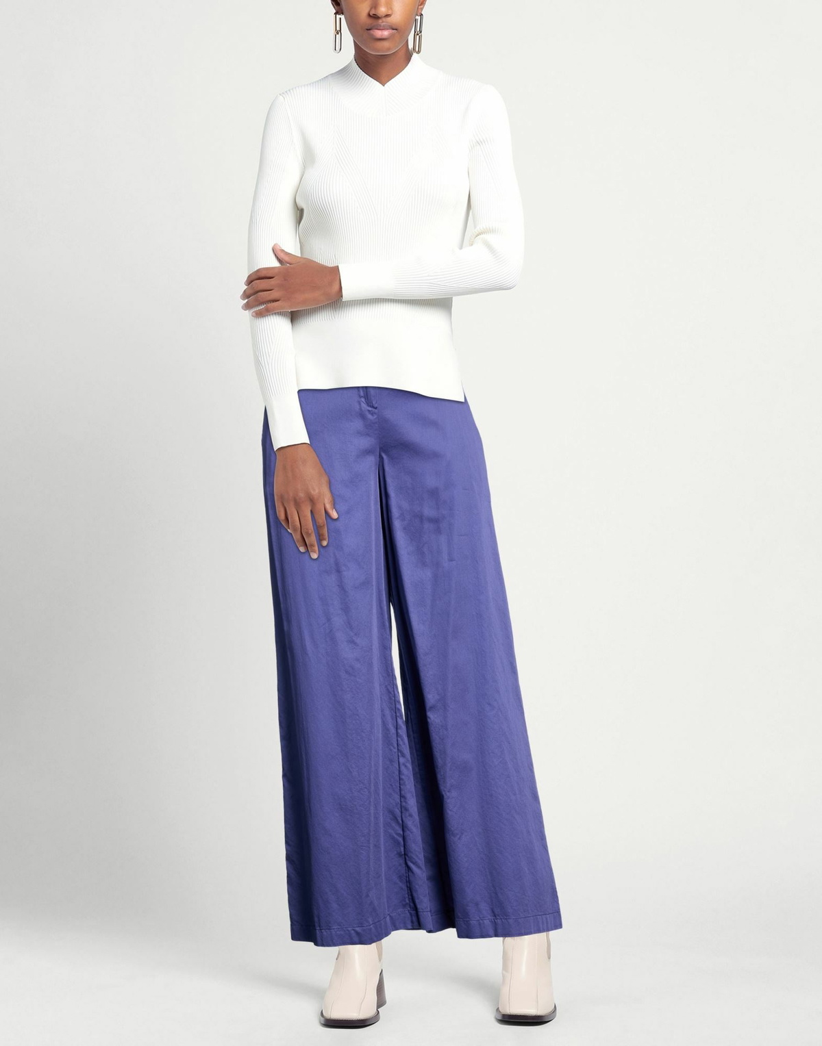 Alessia Santi Womens Pants in Blue