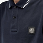 Stone Island Men's Patch Polo Shirt in Navy Blue