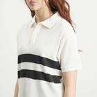 Gimaguas Women's Mister Polo in White/Black
