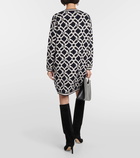 'S Max Mara Tolosa wool and cashmere minidress