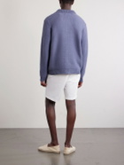 Mr P. - Textured Wool and Cashmere-Blend Overshirt - Blue
