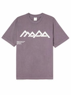 Museum Of Peace & Quiet - Peaks Printed Cotton-Jersey T-Shirt - Purple