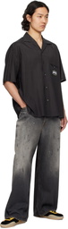 AMBUSH Black S/S Satin Shirt