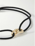 Luis Morais - Small Twisted Gold and Cord Bracelet