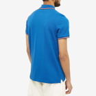 Moncler Men's Classic Logo Polo Shirt in Bluette