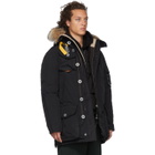 Parajumpers Black Polar Equipment Musher Jacket