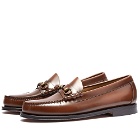 Bass Weejuns Men's Lincoln Horse Bit Loafer in Mid Brown Leather