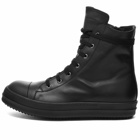 Rick Owens Men's High Sneakers in Triple Black