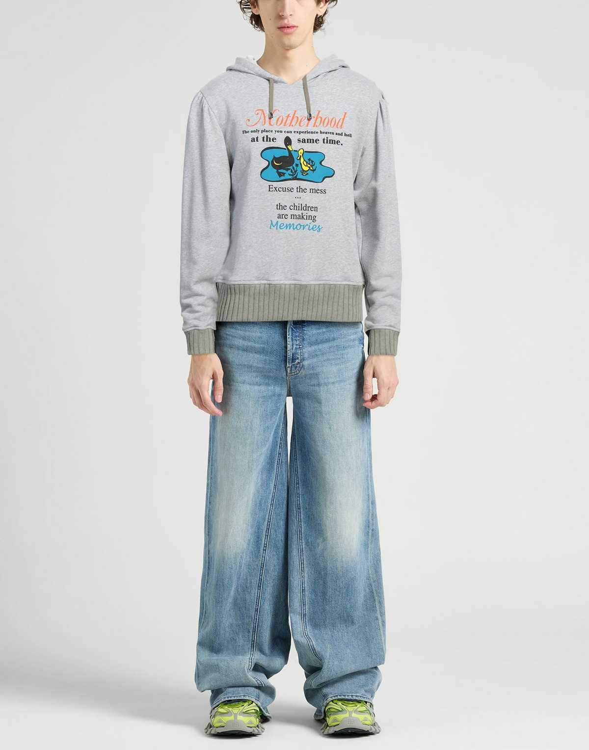 Cormio Mens Sweatshirt in Light grey