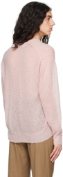 AURALEE Pink Buttoned Cardigan