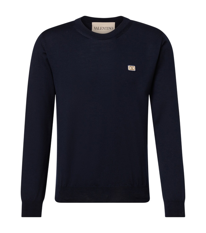 Photo: Valentino VLogo virgin wool sweater