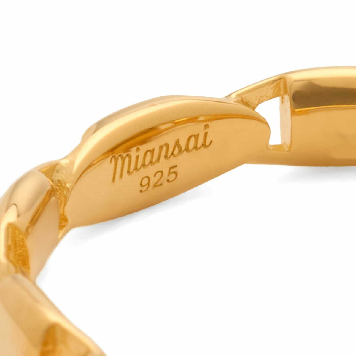 Miansai Men's Ova Ring in Gold