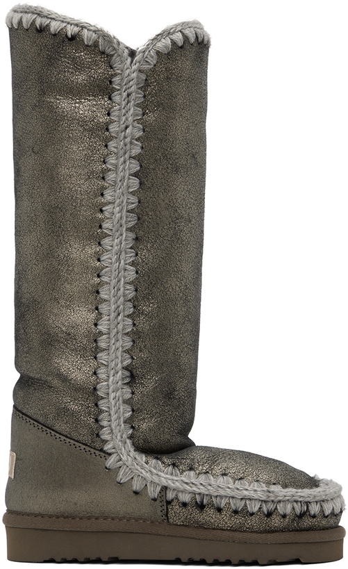 Photo: Mou Gray 40 Shearling Boots