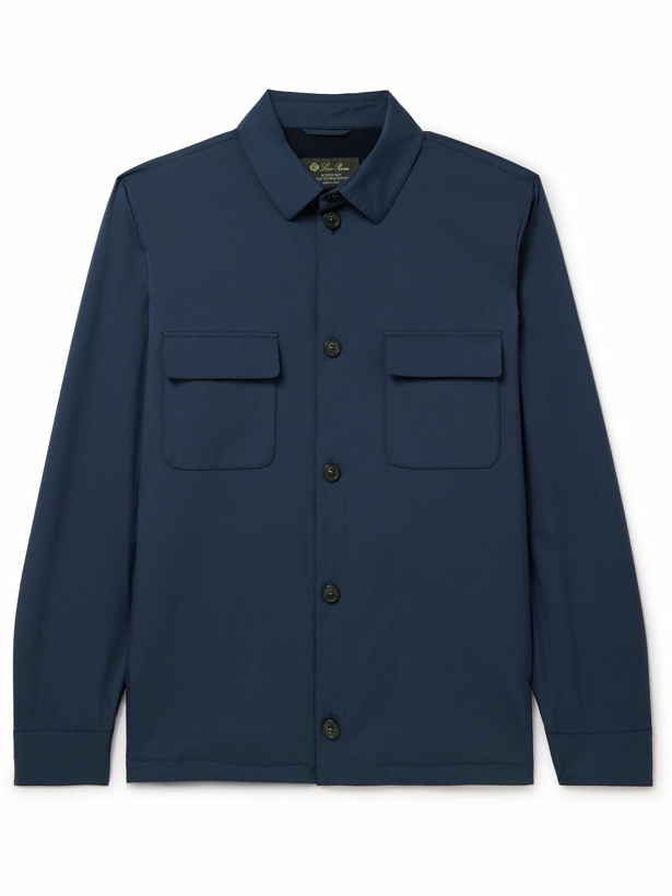 Photo: Loro Piana - WindWish™ Overshirt - Blue