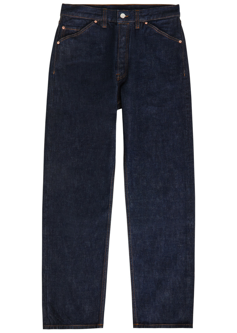 Drake's Straight-leg Denim Jeans Indigo