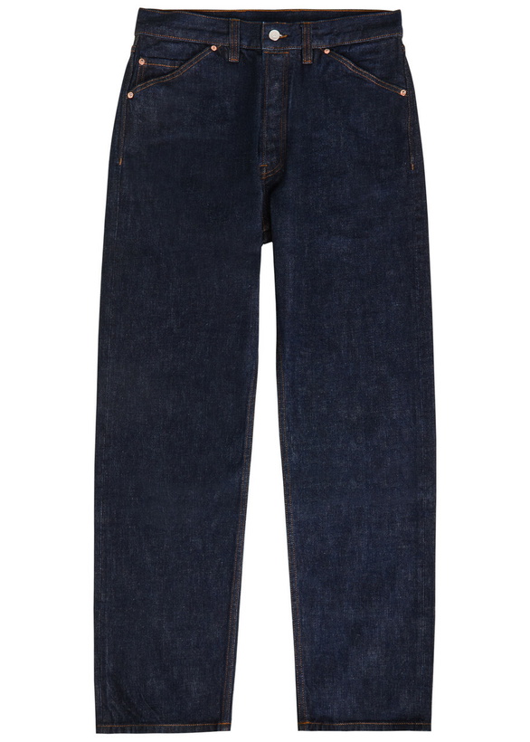 Photo: Drake's Straight-leg Denim Jeans Indigo