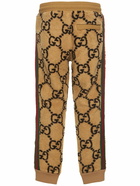 GUCCI - Gg Jacquard Faux Fur Pants