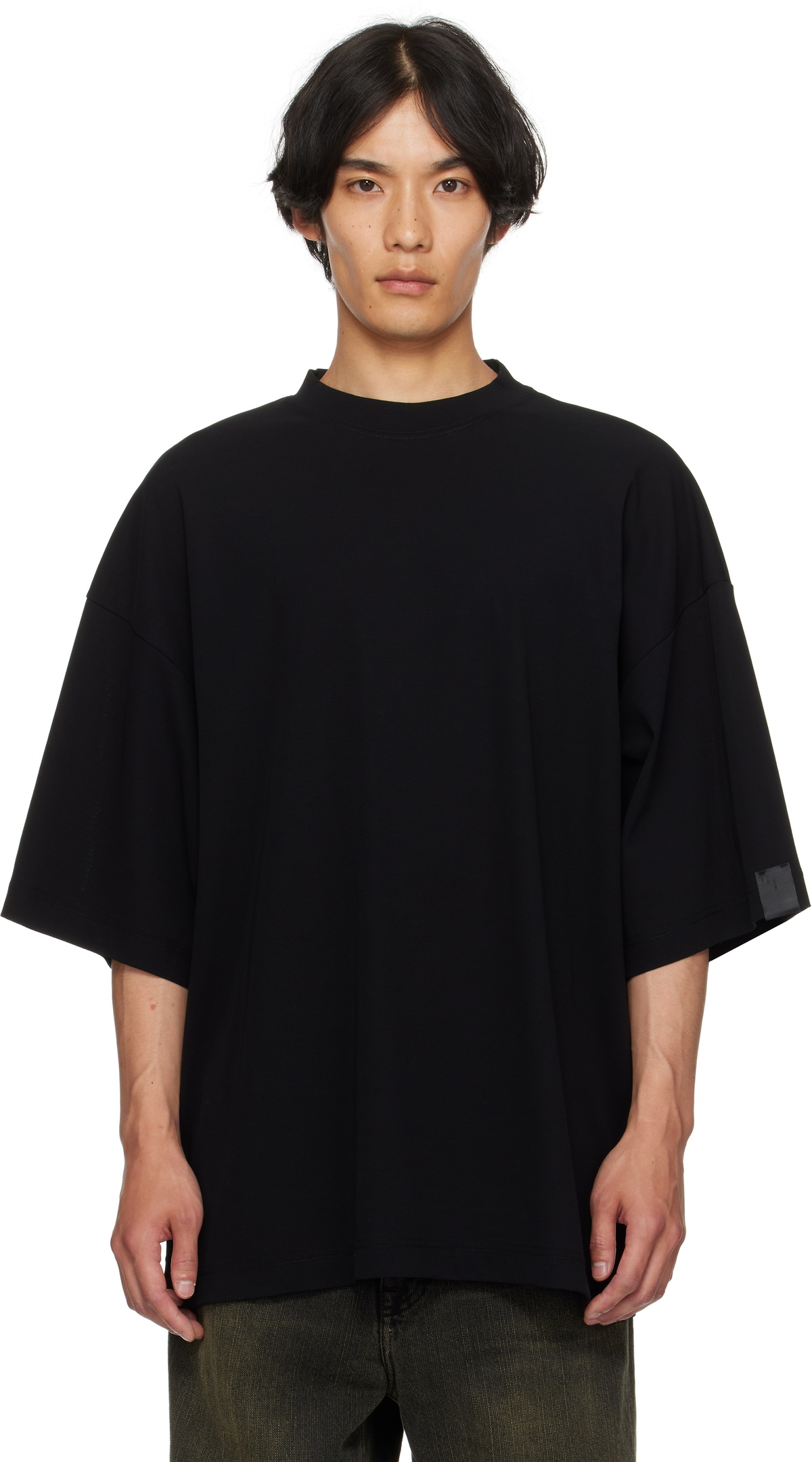 Tシャツ・カットソー THOM KROM Men T Shirts MTS852BLACK Black Thom Krom T-Shirts for Men - Shop Now on FARFETCH