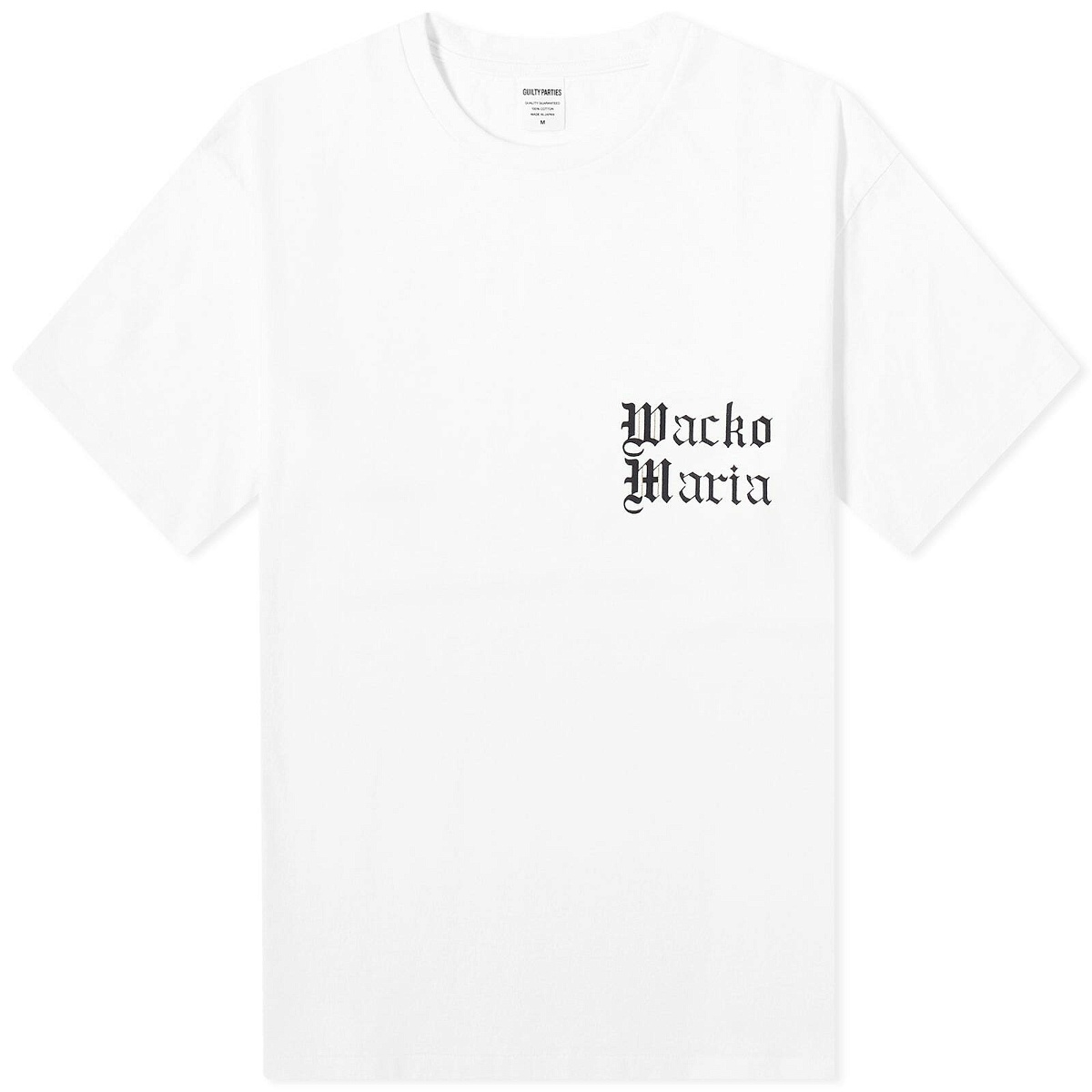 Photo: Wacko Maria Men's Type 8 Crew Neck T-Shirt in White