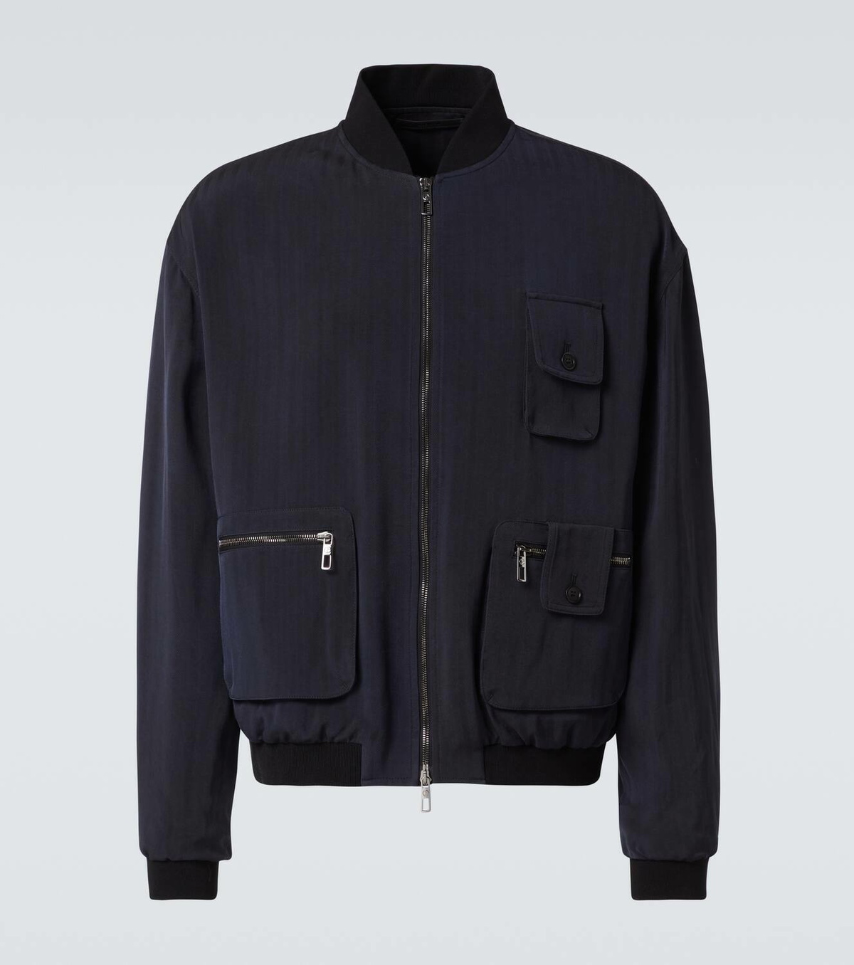 Giorgio Armani Twill bomber jacket