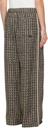 WOOYOUNGMI Gray & Black Tweed Sweatpants