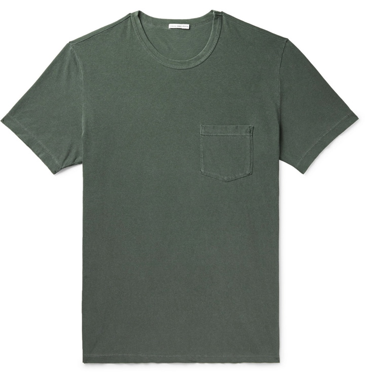 Photo: James Perse - Combed Cotton-Jersey T-Shirt - Green