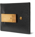 Gucci - GG Marmont Full-Grain Leather Cardholder with Money Clip - Black