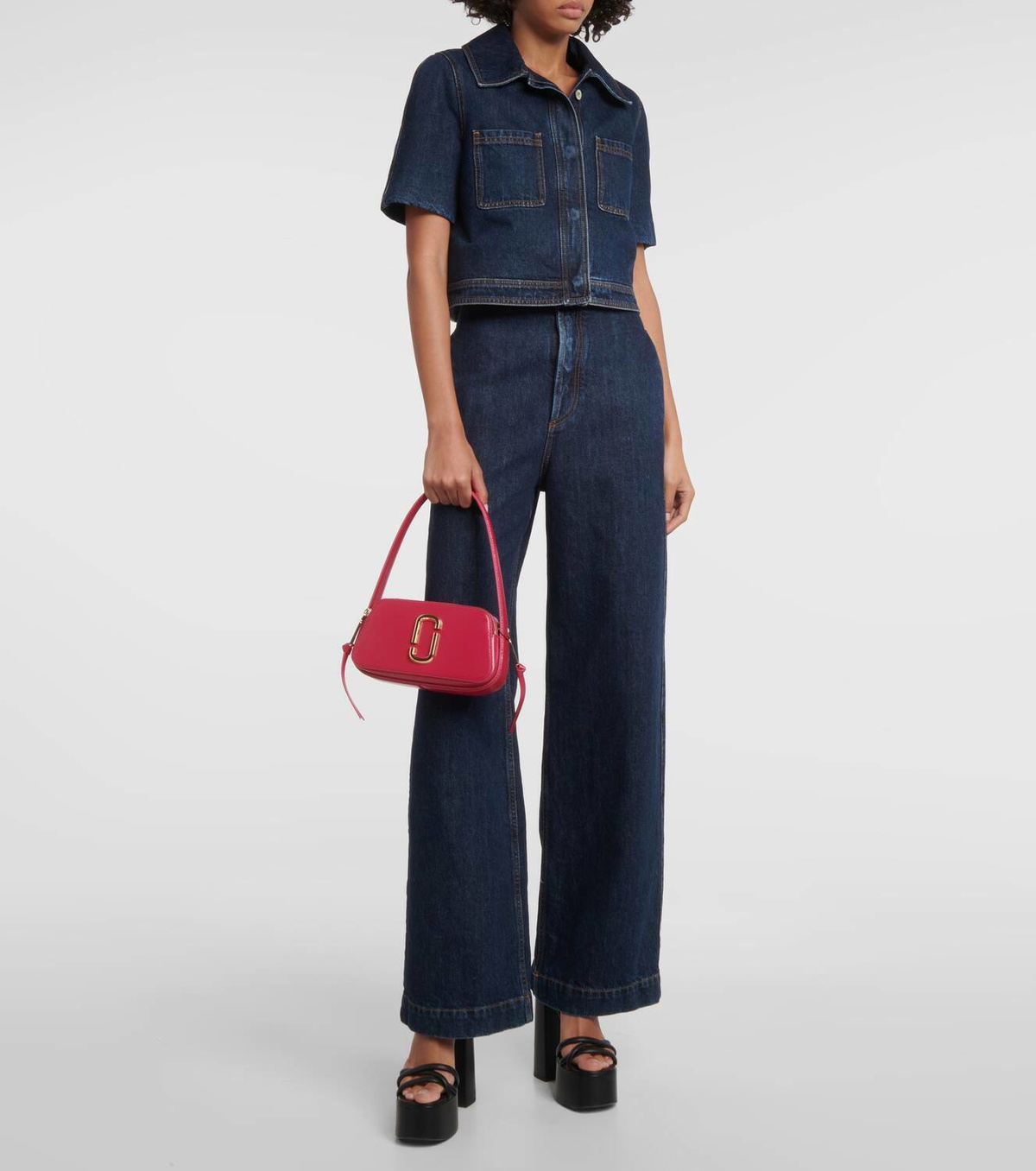 Marc Jacobs The Slingshot leather shoulder bag Marc Jacobs display picture 1