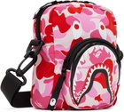 BAPE Pink ABC Camo Shark Mini Bag
