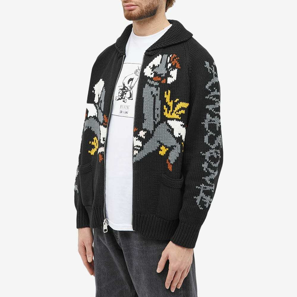 Fucking Awesome Men's Us You Them Cowichan Cardigan in Black Fucking Awesome