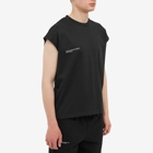 Pangaia 365 Organic Cotton Crop Shoulder C-Fiber T-Shirt in Black