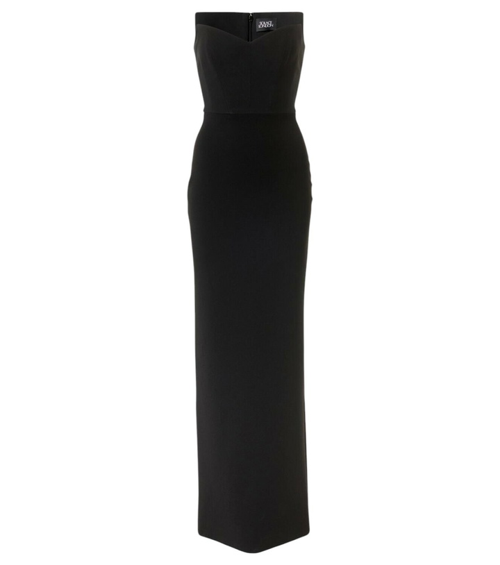 Photo: Solace London Malla crêpe corset maxi dress