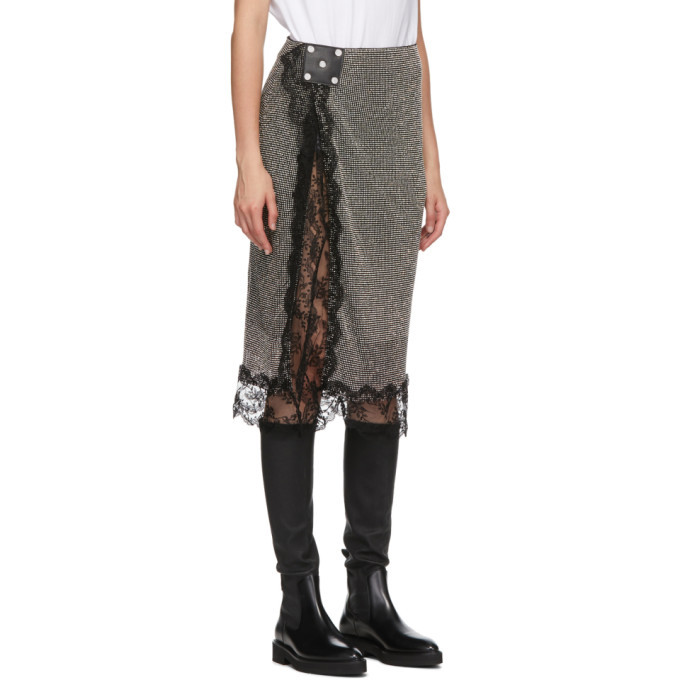 Christopher Kane Black Crystal Mesh Skirt Christopher Kane