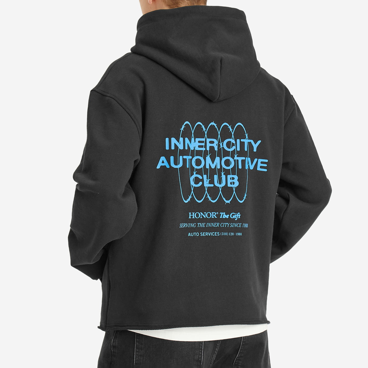 Honor the Gift Men's Speedbike Hoodie in Black