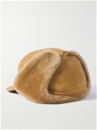 A Kind Of Guise - Vito Shearling Trapper Hat - Neutrals