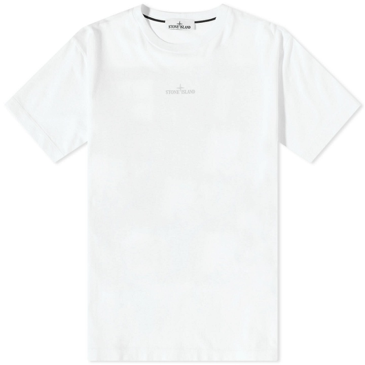 Photo: Stone Island Men's Abbreviation Three Graphic T-Shirt in White