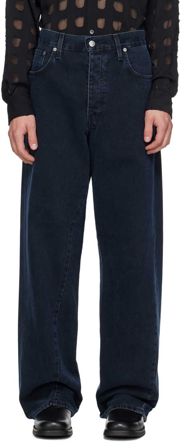 新品正規品 Sunflower wide twist jeans 30 Sunflower Indigo Wide Twist Jeans Sunflower