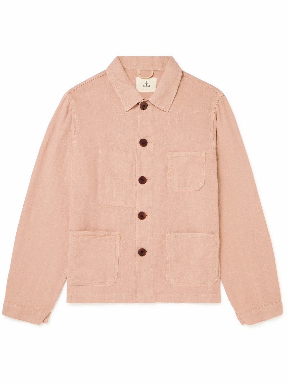 La Paz - Linen Chore Jacket - Pink