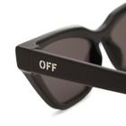Off-White Sunglasses Women's Off-White Madison Sunglasses in Black/Dark Grey 