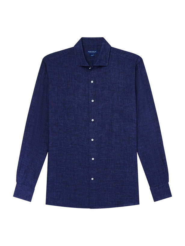 Photo: Peter Millar - Astino Linen Shirt - Blue