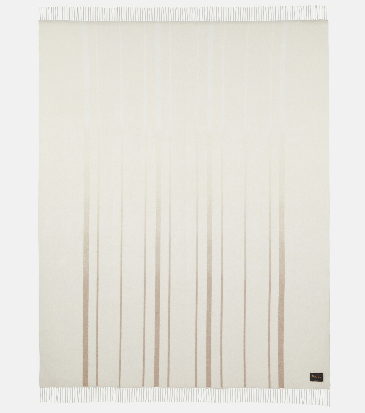 Loro Piana Dégradé striped cashmere throw