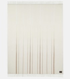 Loro Piana Dégradé striped cashmere throw
