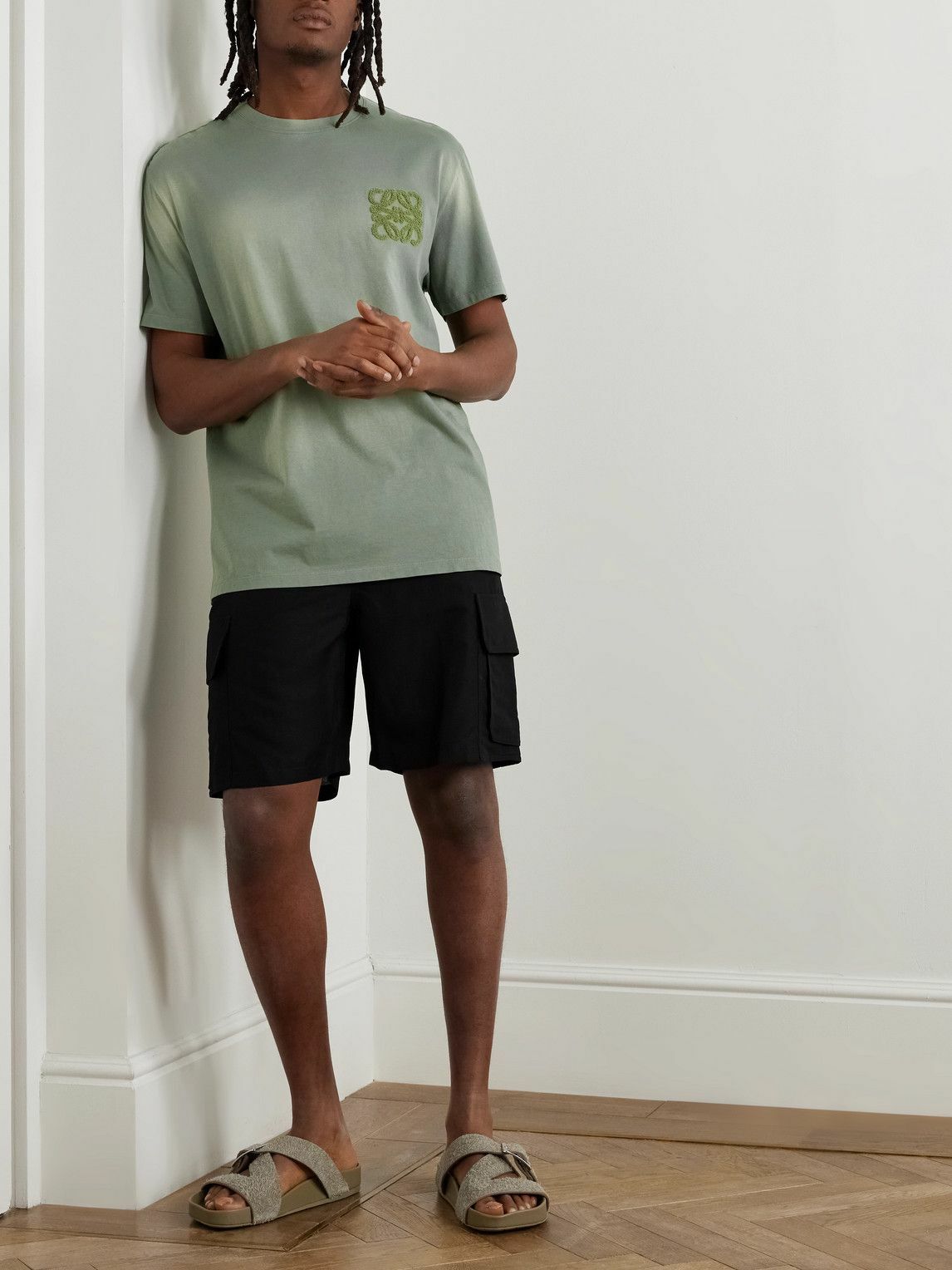 LOEWE - Paula's Ibiza Logo-Appliquéd Cotton-Jersey T-Shirt