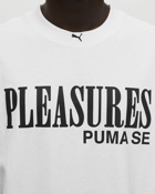Puma Puma X Pleasures Typo Tee White - Mens - Shortsleeves