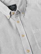 Portuguese Flannel - Lobo Button-Down Collar Cotton-Corduroy Shirt - Gray