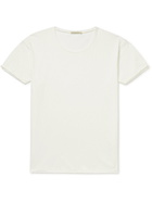 Nudie Jeans - Roger Slub Organic Cotton-Jersey T-Shirt - Neutrals