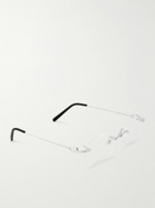 Cartier Eyewear - Rimless Silver-Tone Optical Glasses
